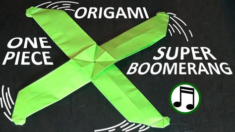 How to fold the One-Piece Super Boomerang step by step DIY tutorial instructions, How to, how to do, diy instructions, crafts, do it yourself, diy website, art project ideas Origami Boomerang, Paper Airplanes Instructions, Origami Wedding Invitations, Origami Paper Plane, Origami Plane, Boomerang Video, Origami Toys, Make A Paper Airplane, Origami Yoda