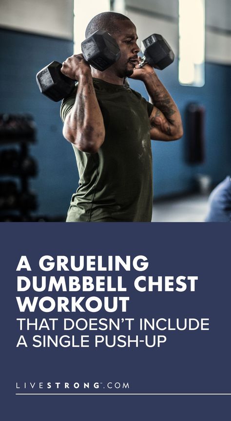 Push-ups are great, but you don't need to do hundreds of them to get sculpt a strong chest. Instead, try these three dumbbell supersets for a killer pec workout. Pec Workout, Pec Workouts, Finding Hobbies, Dumbbell Chest Workout, New Workout Routine, Dumbbell Fly, Social Health, Healthier Habits, Creativity Exercises