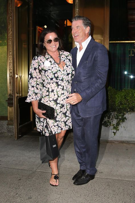 Keely Smith, Keely Shaye Smith, Keely Shaye, Polo Bar, Night In New York, On Date, Date Night In, Pierce Brosnan, Looking Dapper