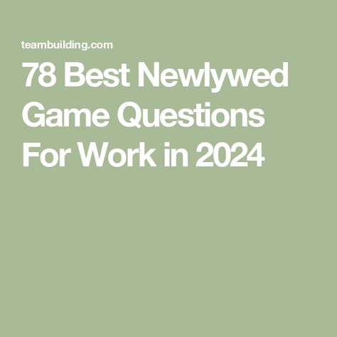 78 Best Newlywed Game Questions For Work in 2024 Newlywed Game Questions For Friends, Small Group Ice Breakers, Games Questions, Newlywed Games, Newlywed Game Questions, Game Questions, Newlywed Game, Piece Of Pizza, Questions For Friends