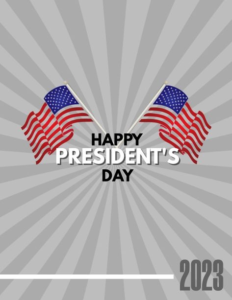 Happy president's day flyer Happy Presidents Day, Presidents Day, Online Ads, Design