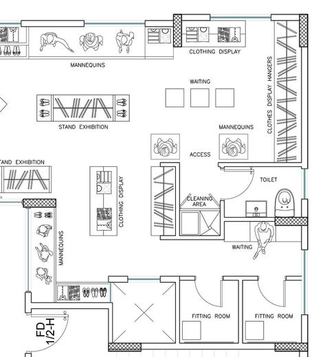 Boutique Floor Plan, Boutique Layout, Retail Store Layout, Store Plan, Fashion Atelier, Interior Design Layout, Retail Store Interior Design, Clothing Store Interior, Clothing Store Design