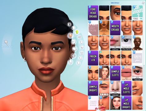 Queen Of Night, Sims 4 Afro Hair, Moles On Face, Sims 4 Cas Mods, Sims 4 Anime, Reindeer Craft, Sims 4 Mm Cc, Sims 4 Body Mods, 1 December