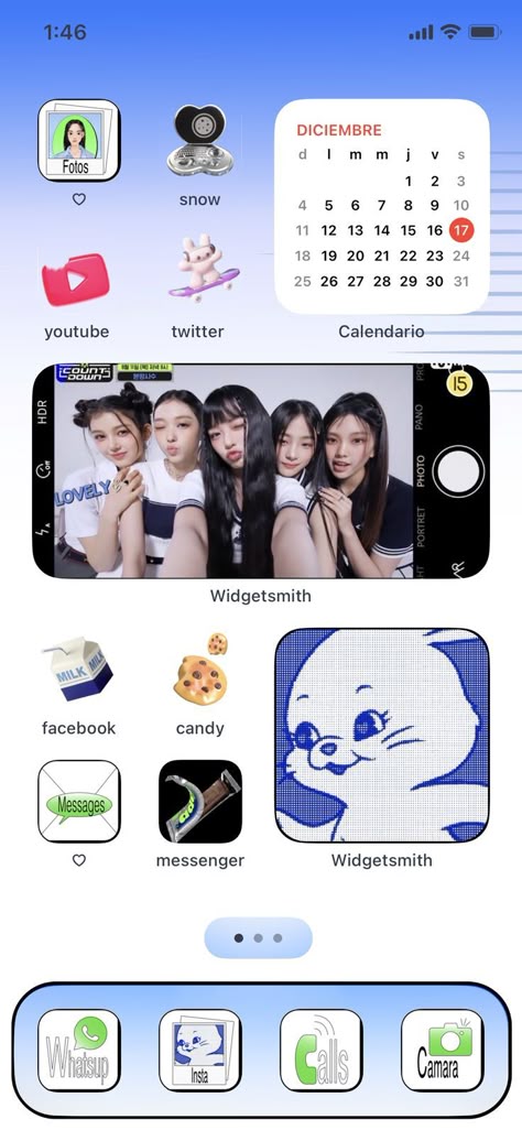 Phone Aesthetic Homescreen, Iphone Homescreen Layout, Aesthetic Homescreen Layout, Candy Messages, App Home Screen, App Design Layout, Aesthetic Homescreen, Iphone Home Screen Layout, Powerpoint Design Templates