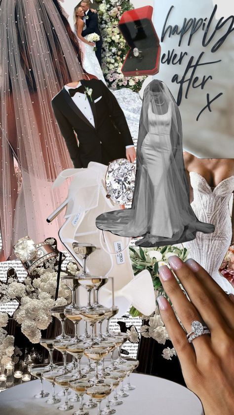 Wedding Mood Board Photography, Marriage Mood Board, Wedding Inspo Board, Engagement Mood Board, Bridal Mood Board, Wedding Mood Board Ideas, Wedding Manifestation, Wedding Vision Board, Jazz Wedding