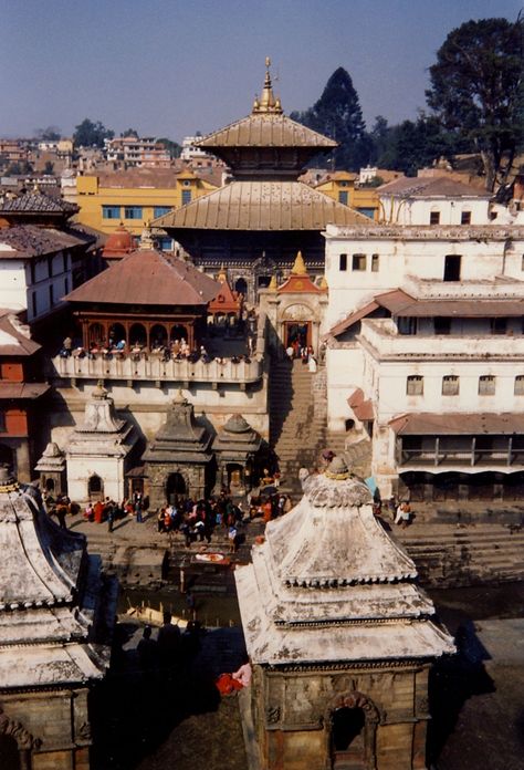 Pashupati Nath Temple: Kathmandu, Nepal  (1993) Pasupati Nath Temple Nepal, Nepal Beauty, Nepal Kathmandu, Kathmandu Valley, Nepal Travel, Kathmandu Nepal, Bhutan, Food Snapchat, Places Around The World