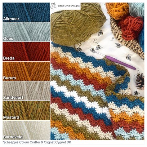 Stylecraft Autumn Colours, Crochet Afghan Colors Combinations, Wool Colour Combinations, Crochet Colour Combinations, Crochet Color Palette, Crochet Color Combinations, Yarn Color Palette, Crochet Blanket Colors, Yarn Color Combinations