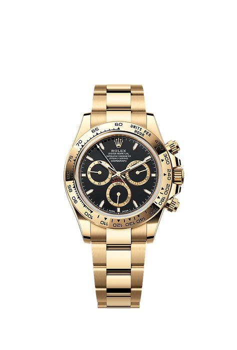 Rolex Cosmograph Daytona watch: 18 ct yellow gold - m126508-0004 Rolex Daytona Gold, Gold Daytona, Daytona Watch, Rolex Bracelet, Gold Applique, Rolex Cosmograph Daytona, Cosmograph Daytona, Gold Alloys, Oyster Perpetual