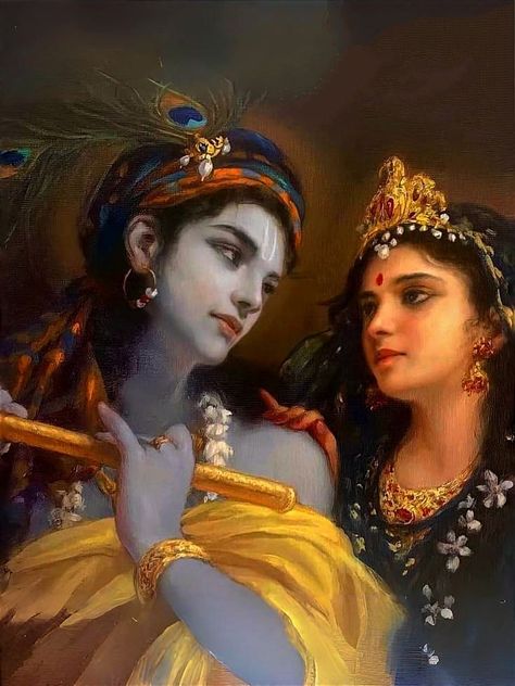 Krishna Radha Pic, Radha Rani Charan Images, Radha Krishna Pfp, Cool Wallpapers For Teens Black, Shree Krishna Wallpaper, Kanha Painting, Krishna Illustrations, Radhe Krishna Images, Radha Krishna Aesthetic