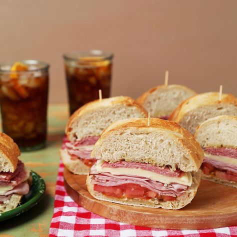 Italian Sub Veggies And Dip, Best Sandwich Recipes, Delicious Meal Prep, Italian Sub, Cheese Tomato, Deli Ham, Provolone Cheese, Best Sandwich, Entertaining Recipes