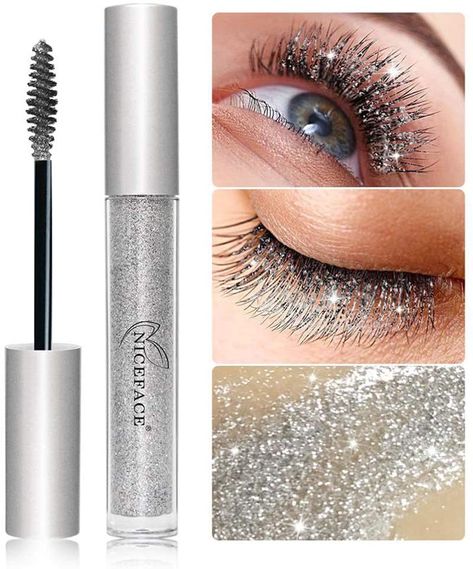 Mascara Bleu, Dry Mascara, Glitter Mascara, Mascara Remover, Gel Mascara, Concert Makeup, Blue Mascara, Silver Mask, Mascara Set