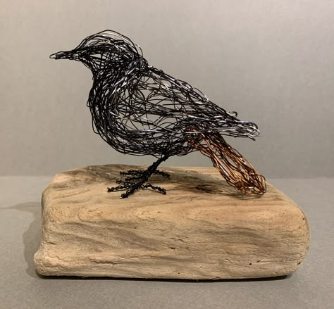 Wire Bird Sculpture, Chicken Wire Sculpture Diy, Wire Birds, Ceramic Birds Sculpture, Chicken Wire Sculpture, Chicken Wire Art, Wire Bird, Wire Sculptures, Wire Art Sculpture