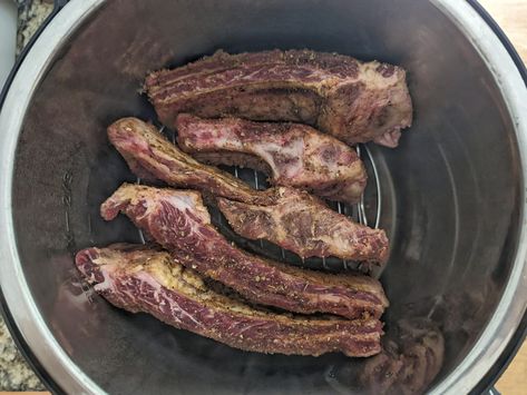 Instant Pot Beef Ribs 5 Rib Instant Pot Recipes, Instant Pot Beef Ribs Bone In, Beef Back Ribs Instant Pot, Beef Ribs Instant Pot, Instant Pot Beef Ribs, Braising Ribs Recipe, Beef Spare Ribs, Ribs In The Instant Pot, Ribs Instant Pot