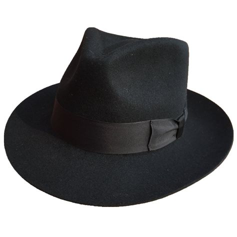 PRICES MAY VARY. SIZE: 24 Inches- 24 1/4 Inches White Sating Lining; 2 1/2 Inches Wide Brim Theater Quality Hard Felt - It is Wool Hard Sturdy Felt Material To Keep In Classic Shape, Not Crushable Fedora. Steamable Construction- Allows Fedora to be Reshaped By Steam if Dented or Bent During Shipping Wear It in Many Occasions- Great for Formal Wearing, Such as Wedding, Theater etc; Great for Halloween, Christmas Gift, 1920’s Party, Lubavitcher etc. Classic Black Men's Wool Felt Godfather Gangster Mens Hats Vintage, Fedora Hat Men, Mens Hat, Sweat Band, Felt Fedora, Men's Hats, Felt Material, Fashion Suits, Mens Fashion Suits