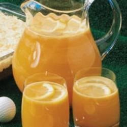 Tiger Tea Allrecipes.com Tiger Tea, Lemonade Concentrate, Orange Juice Concentrate, Golf Party, Juice Concentrate, Delicious Drinks, Tea Recipe, Tiger Woods, Tea Bags