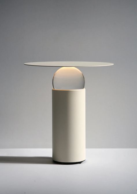 The SFIR lamp is a sculpture you can and should touch - DesignWanted : DesignWanted Bauhaus Lamp, Lighting Design Inspiration, Architectural Lighting Design, Architecture Design Concept, Light Beam, Portable Lamps, Light Architecture, Lighting System, Light Table