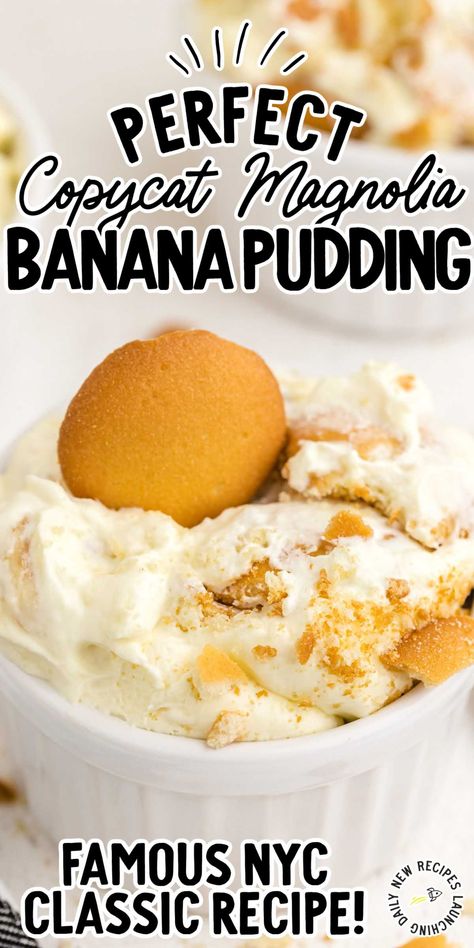 Magnolia Banana Pudding Recipe, Banana Pudding Ingredients, City Bakery, Magnolia Bakery Banana Pudding, Banana Pudding Desserts, Banana Bread Pudding, Banana Bread Ingredients, Best Banana Pudding, Magnolia Bakery