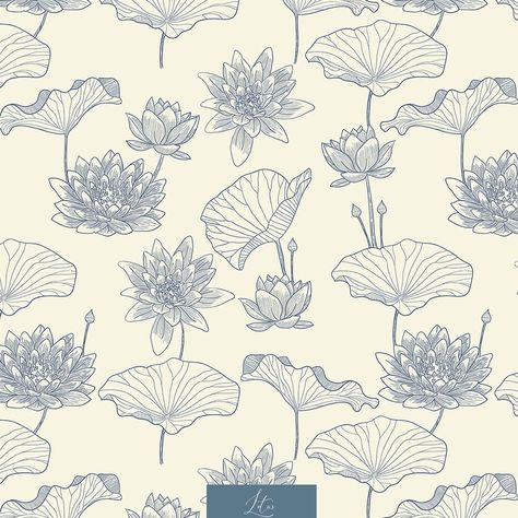 Garden vibes is a collection of hand drawn floral pattern made to perfection. It has four seamless pattern which has peonies, hydrangea, lotus and lilies as motifs. To download the digital file visit the link below or drop a message: https://creativemarket.com/sheikhadesign/284276879-Garden-Vibes-Seamless-Floral-Pattern #toiledejouy #italianpattern #floralpattern #seamlesspattern #cutefloral #creativemarket #vectorart #handdrawnflorals Lotus Icon, Lotus Motifs, Hydrangea Pattern, Italian Pattern, Lotus Pattern, Hand Drawn Floral, Seamless Pattern Design, Drawn Floral, Pooja Room