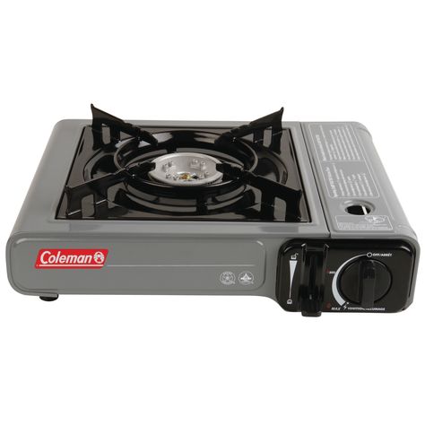 Coleman Tabletop Portable Butane Gas Camping Stove, 1 Burner, Gray - Walmart.com Butane Stove, Coleman Camping Stove, Outdoor Stove, Single Burner, Cooking Stove, Burner Stove, Cabin Camping, Camp Cooking, Camping Stove