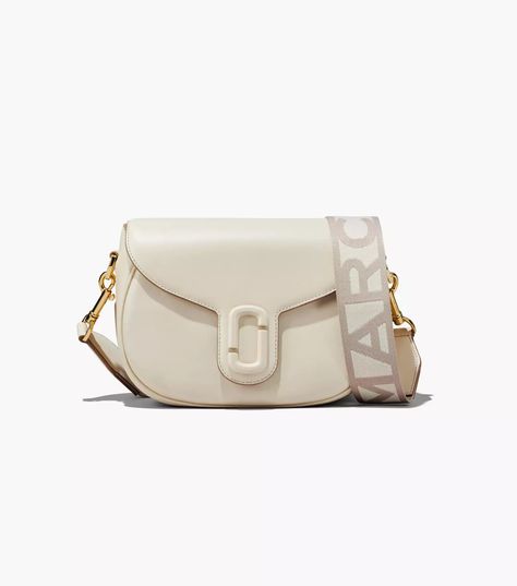 The J Marc Saddle Bag | Marc Jacobs | Official Site Marc Jacobs Crossbody Bag, Marc Jacobs Purse, Purse White, Tan Bag, Large Crossbody Bags, Buy Bags, Beige Bag, Raffia Bag, Marc Jacobs Bag