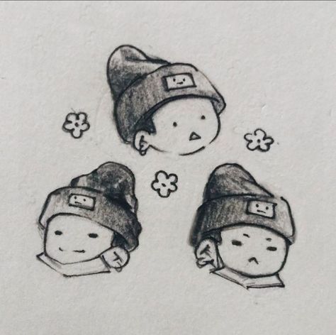 V Chibi, Kpop Drawings, Cute Doodle Art, Mini Drawings, Bts Art, Bts Drawings, Art Tutorials Drawing, Art Drawings Sketches Simple, Cool Art Drawings