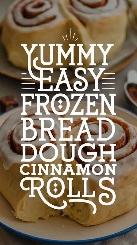 These yummy, gooey cinnamon rolls are super easy to make with frozen bread dough—perfect for a cozy morning treat! 🍩✨ Warm, sweet, and irresistibly delicious, they’ll have your kitchen smelling amazing. Save this recipe for a quick and indulgent breakfast or snack! 😋🍯 #EasyBaking #CinnamonRolls #HomemadeTreats Recipes With Frozen Bread Dough, Using Frozen Bread Dough, Frozen Bread Dough Recipes, Gooey Cinnamon Rolls, Easy Cinnamon Rolls, Easy Cinnamon Rolls Recipe, Bread Dough Recipe, Frozen Bread Dough, Cinnamon Rolls Easy