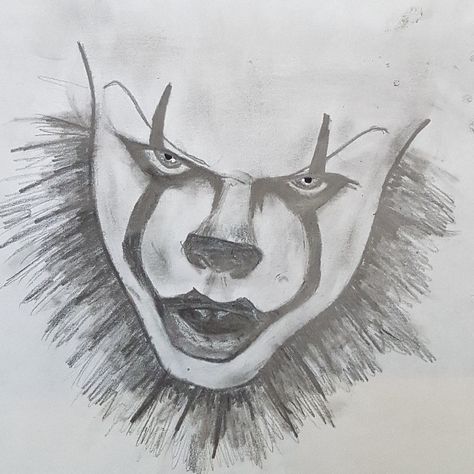 Jason Drawing Easy, Jason Voorhees Drawing Pencil, Terrifier Drawing Easy, Slasher Drawing, Drawing Ideas Horror, Simple Art Sketches, Movie Character Sketch, Scary Clown Drawing, Pennywise Drawing