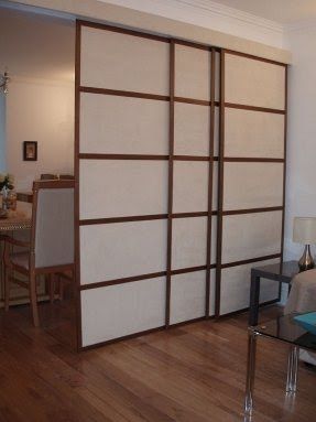 Sliding Door Diy, Wardrobe Internal, Japanese Room Divider, Ikea Room Divider, Cheap Room Dividers, Sliding Door Room Dividers, Privacy Screens Indoor, Room Divider Ideas, Sliding Curtains