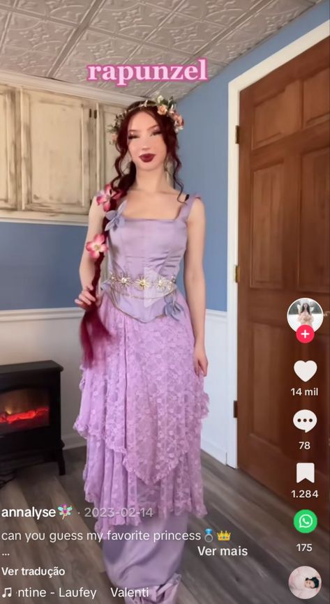 Rapunzel Ren Faire, Ren Faire Outfits Princess, Modern Rapunzel Outfit, Tangled Disneybound, Cruise Fits, Fair Outfit, Ren Faire Outfits, Rapunzel Costume, Fantasy Clothes