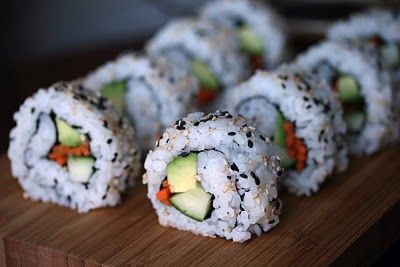 Soy Free Soy Sauce, Rolls Recipe Easy, California Roll Sushi, California Rolls, Vegetarian Sushi, Sushi Roll Recipes, Sushi At Home, Homemade Sushi, California Roll