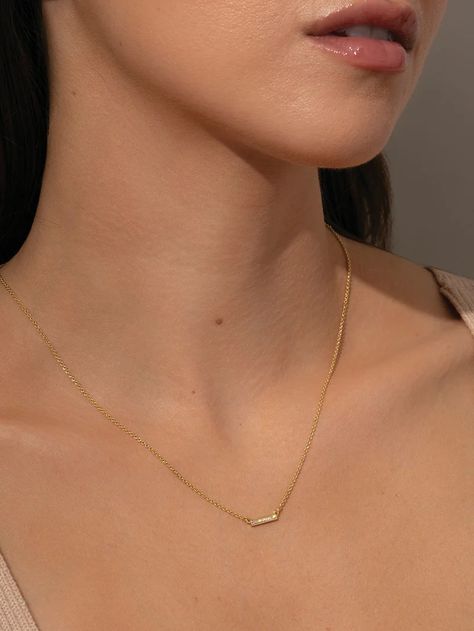 Gold Ray of Light Baguette Bar Necklace | Uncommon James 50th Birthday Gifts, Gold Bar, Bar Necklace, Gold Chains, Pendant Necklace, Chain, Pendant, Gold, Gifts