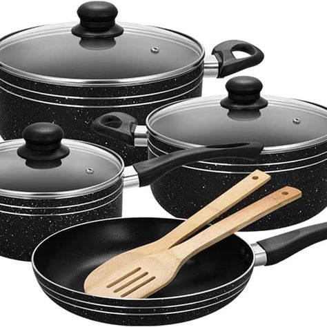 Non Stick Cookware Set, Non Stick Cookware, Gadgets Kitchen Cooking, Kitchen Cooking, Non Stick, Cookware Set, Cooking Kitchen, Kitchen Gadgets, Cookware