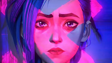 Arcane Wallpaper, Arcane Jinx, Jinx Arcane, Wallpaper Pc, Google Search, Blue