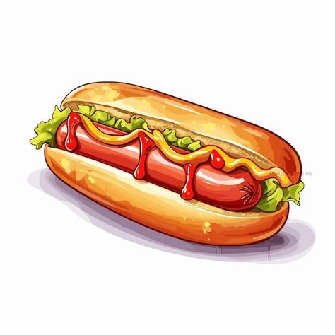 Premium Vector | Fast food design with hot dog isolated Cartoon Hot Dog, Hot Dog Sticker, Hot Dogs Dibujo, Food Illustrations Vector, Fast Food Drawing, Hot Dog Clipart, Hot Dog Drawing, Hot Dog Illustration, Hot Dog Cartoon