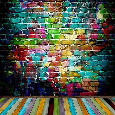 Floor Photography, Color Graffiti, Video Backdrops, Selfie Wall, Studio Backdrops Backgrounds, Fabric Photography, Wall Wood, Studio Backdrops, Brick Wallpaper