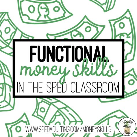 High School Life Skills Classroom, Special Education Life Skills, Special Education Science, Vocational Tasks, Middle School Special Education, Classroom Economy, High School Special Education, Life Skills Class, Life Skills Curriculum