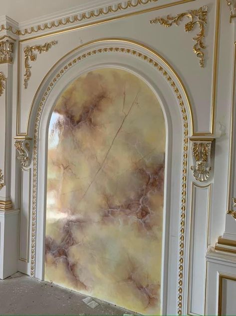 Room Wallpaper Designs, Gypsum Decoration, 3d Wallpaper Mural, Ceiling Painting, Stone Wall Design, Classical Interior, House Balcony Design, Dressing Table Design, Home Lighting Design