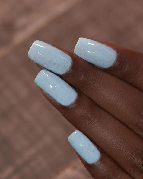 Ice Blue Nails Acrylic, Blue Sky Nails, Beautiful Fingers, Baby Blue Nails, Sky Nails, Grunge Nails, Round Nails, Dark Nails, Pastel Nails