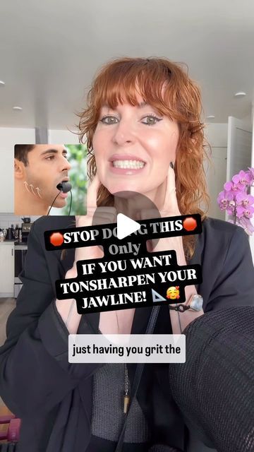 Your Age Better Guide 🔥😍 on Instagram: "📐🥰If you want a sharper jawline and lifted jowls – first, comment RESHAPE📐 if you haven’t yet grabbed my FREE face lifting workout – I’ll send it to your messages here💌

Then, stop only doing those intensive jaw chewy exercises😬 overdoing these exercises can not only damage your teeth, but also create extreme tension in  your already tight jaw and cause TMJ pain and headaches. 🥵

You need a holistic approach which is going to work on the other areas of your jawline - as well as release tension in the jaw (masseter) muscles - and get you seeing results much faster ♥️

Comment RESHAPE to get a session that will help - and  keep it forever - for free 🙌🏻💃🏼

#Women #jowls #nonsurgicalfacelift #faceworkout #skin #viral #facehiit #aging #sagging How To Slim Your Jawline, How To Tighten Jawline, Facial Exercises For Jawline, Face Lift Exercises Sagging Skin, Hollow Cheeks Exercise, Face Exercises For Jawline, Jaw Workout, Jowl Exercises, Sharper Jawline