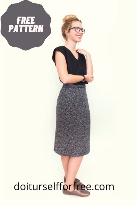 Discover an extensive collection of complimentary sewing patterns sourced globally at doiturselfforfree.com. Craft exquisite items for individuals of all ages, including children, babies, men, women, and even home decor—all at no cost. Access these free patterns conveniently in PDF format. High Waisted Pencil Skirt Pattern, Free Pattern Dress Women, School Guide, Pencil Skirt Pattern, Skirt Patterns, Sewing School, Free Sewing Pattern, Pattern Dress Women, Clothing Diy