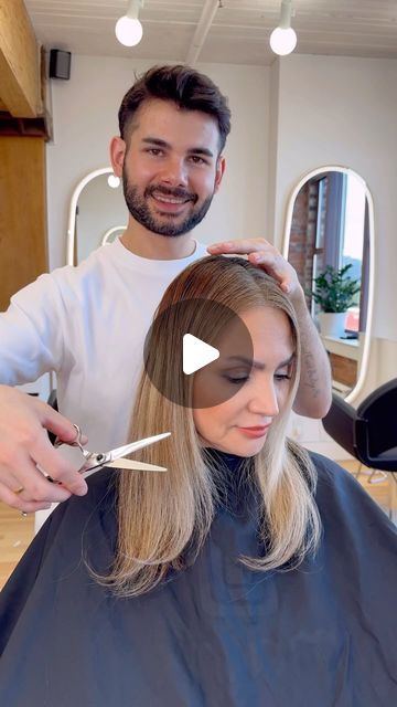 Graduated Long Bob Haircuts, Blonde Lob Straight Fine Hair, Long Bob With Long Bangs, Long Hair To Medium Haircut Before After, Blonde Lob Straight, Blonde Bob Highlights, Long Bob Blonde Balayage, Long Bob Blonde Hair, Long Bob Blond