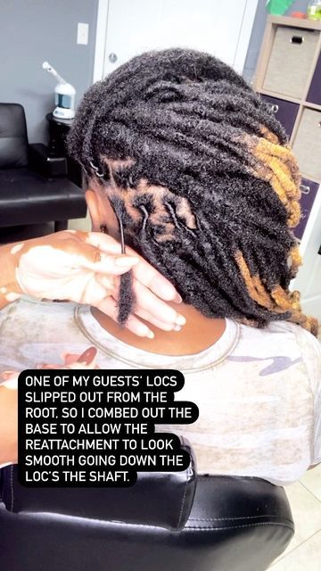 LOCSTRESS DREA on Instagram: "Blessed Sunday Locs Massive 💫 don’t throw out those Locs that detach from Your roots. SAVE THEM! A professional Loc specialist can reattach it for you 😊 . . Service :: Loc Repair | Reattachment (Consultation required prior to services rendered) . . . I am a Loc Specialist 🍃 I start loc journeys, repair locs, groom, style, steam & restore damaged locs, crochet roots, reattach locs etc. - Email in bio for inquiries 👐🏾 . . . #menlocstyles #locstyles #browardhairst Short Loc Styles, Loc Styles For Men, Loc Extensions, Blessed Sunday, Hair St, Faux Locs, Loc Styles, Professions, Locs