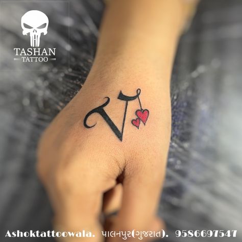 TashanTattoo
AshokTattooWala
S.20. Tirupati plaza
Opp. New bus stand
Near gd modi collage
Palanpur (gujrat)
9586697547
9687533310 V Letter Tattoo, Letter Tattoo, V Letter, Black