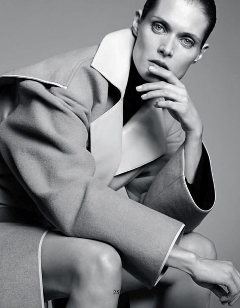 Malgosia Bela by Karim Sadli & Jonathan Kaye for The Gentlewoman Fall 2012 - Fashion Editorials - Minimal. / Visual. Gentlewoman Magazine, Karim Sadli, Malgosia Bela, The Gentlewoman, High Fashion Models, Beauty Forever, Model Test, Test Shoot, Beauty Shots