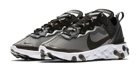 Stealthy. Carolyn Davidson, Nike React Element 87, How To Wear Sneakers, Sneaker Trend, Baskets Nike, Adidas Spezial, Nike React, Nike Air Max Plus, Nike Acg