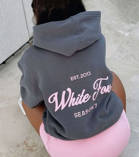 White Fox Season 7 Hoodie, White Fox Hoodie Season 7, Whitefox Boutique Outfit, White Fox T Shirt, White Fox Hoodies, White Fox Set, Whitefox Hoodies, Baddie Needs, Young And Sweet Only 17