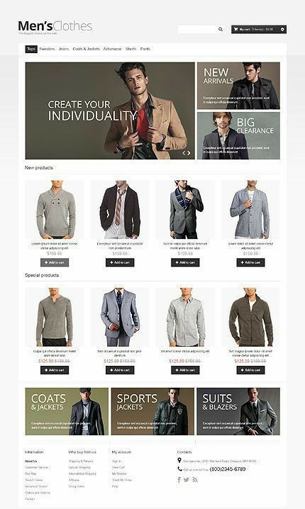 Men Fashion website design Web Site Template, Fashion Website Design, Design Sites, Website Design Templates, Ecommerce Web Design, Best Website Design, Shopify Website Design, Webdesign Inspiration, Ecommerce Web