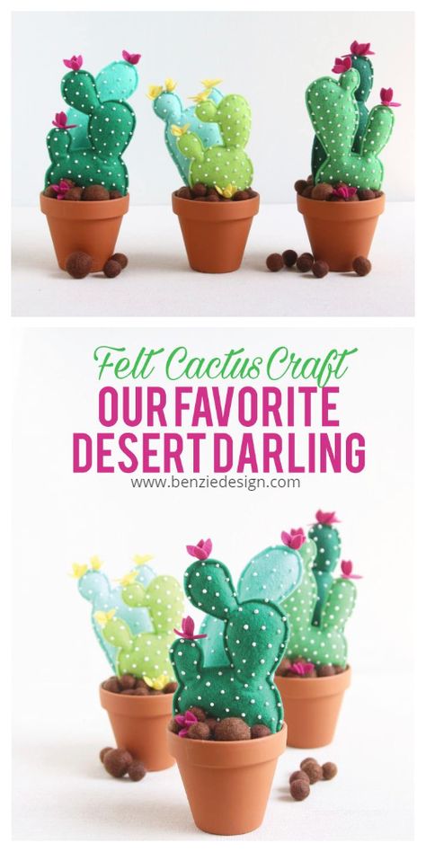 DIY Felt Cactus Free Sewing Pattern | Fabric Art DIY Felt Cactus, Fun Pillows, Crafts Book, Flowers Felt, Cactus Craft, Felt Succulents, Baby Mobil, Felt Crafts Patterns, Cactus Diy