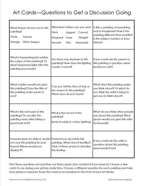 Art Rubric, Art Analysis, Art Critique, Art Handouts, Art Teaching Resources, Art Criticism, Art Theory, Art Worksheets, Art Resources