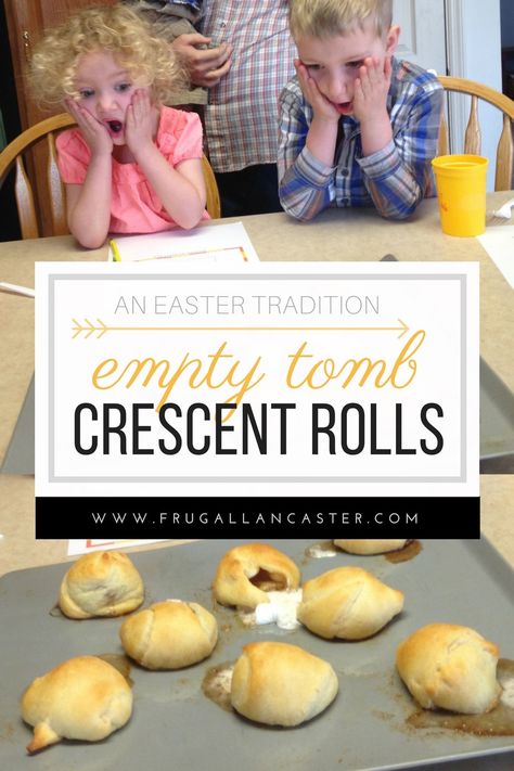 Marshmallow Roll, Cinnamon Sugar Crescent Rolls, Easter Rolls, Easter Tomb, Resurrection Rolls, The Empty Tomb, Empty Tomb, Visual Recipes, Crescent Roll Recipes